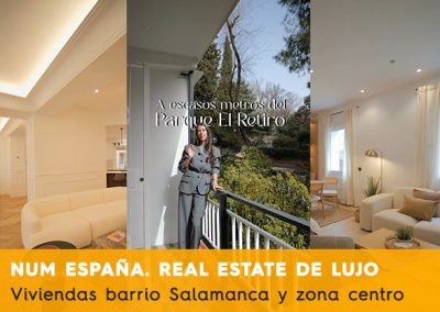 Num: luxury property video in Madrid’s Salamanca and Serrano areas