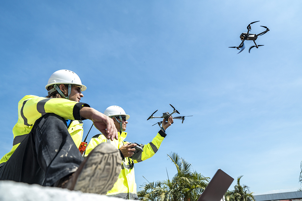 Timelapse de construcción y vídeo de obra con dron en Madrid