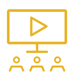 Icono de vídeo para ferias, web y comunicación interna
