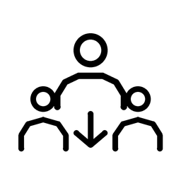 Icono de formación interna de empresa