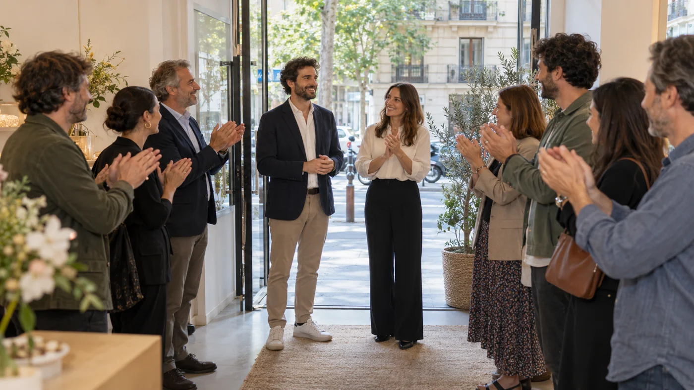 Vídeo de inauguración para dar a conocer tu apertura 1 Vídeo de inauguración para dar a conocer tu apertura — ilustración generada con IA